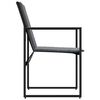 vidaXL Καρέκλες Κήπου 4 pcs Μαύρο και Ανθρακί 50.5 x 59 x 81.5 εκ.