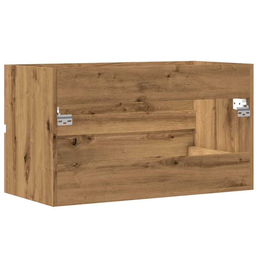 vidaXL Ντουλάπι Μπάνιου Κρεμαστό Παλ. Ξύλο 80x38,5x45 εκ. από Επ. Ξύλο