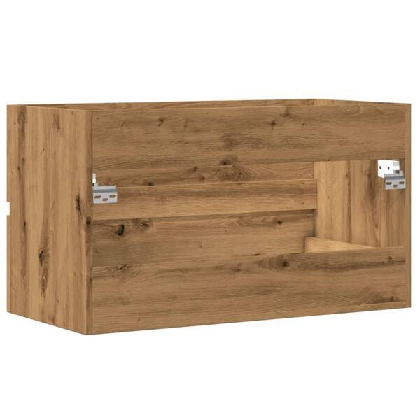 vidaXL Ντουλάπι Μπάνιου Κρεμαστό Παλ. Ξύλο 80x38,5x45 εκ. από Επ. Ξύλο