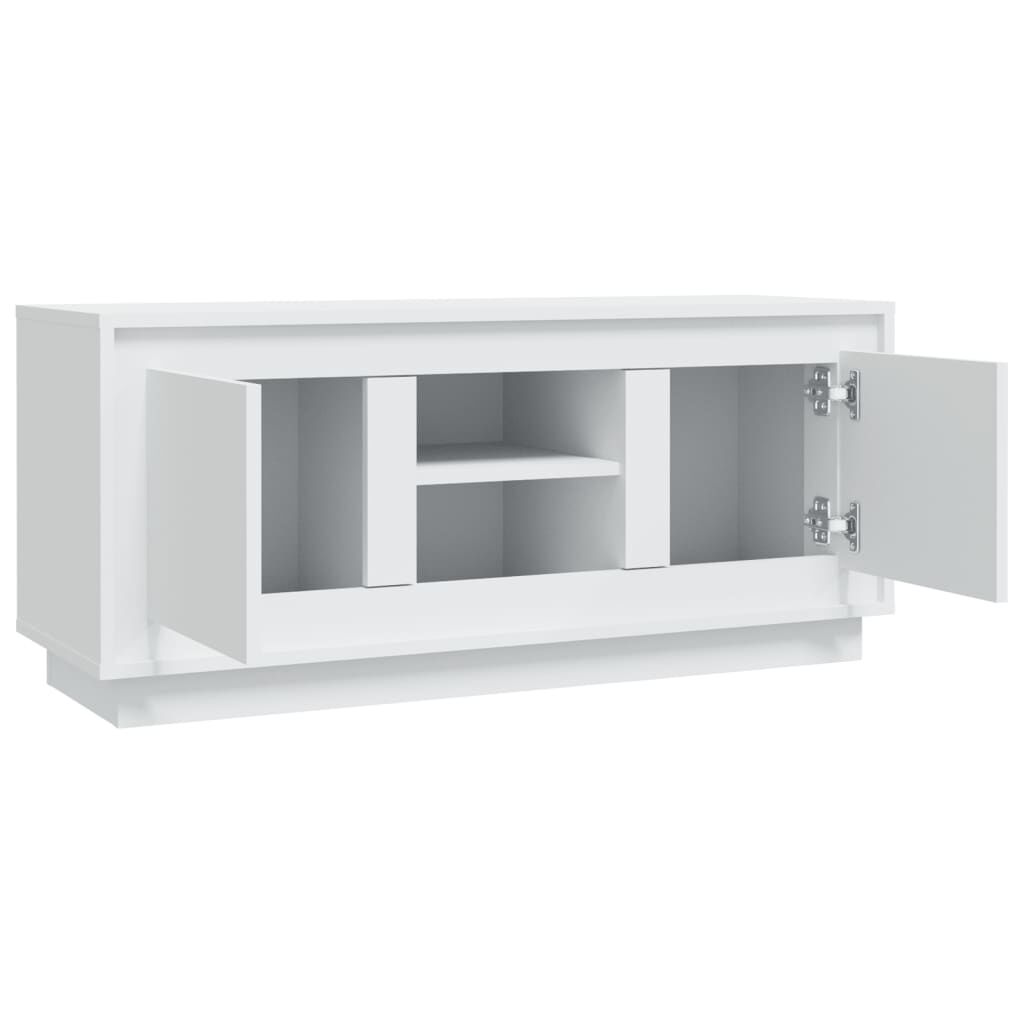 vidaXL Έπιπλο Τηλεόρασης Λευκό 102x35x45 εκ. από Επεξεργασμένο Ξύλο