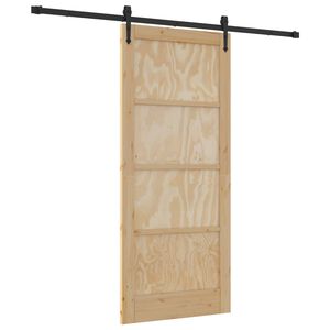 vidaXL &Sigma;&upsilon;&rho;ό&mu;&epsilon;&nu;&eta; &Pi;ό&rho;&tau;&alpha; ORKDAL 86 x 198,5 cm &Mu;&alpha;&sigma;ί&phi; &Xi;ύ&lambda;&omicron; &Pi;&epsilon;ύ&kappa;&omicron;&upsilon; &Phi;&upsilon;&sigma;&iota;&kappa;ό