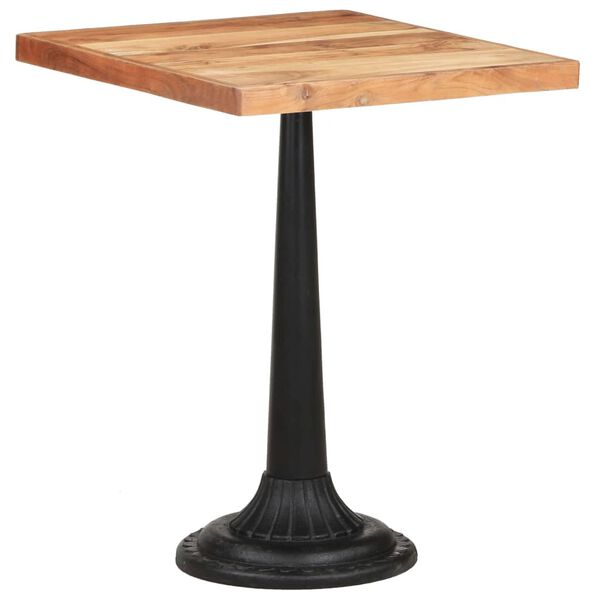 vidaXL Τραπέζι Bistro 60 x 60 x 76 εκ. από Μασίφ Ξύλο Ακακίας