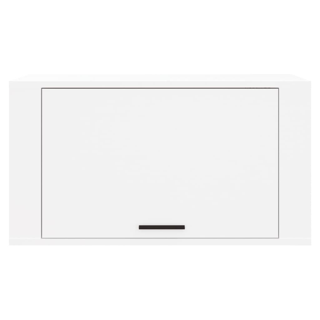 vidaXL Παπουτσοθήκη Επιτοίχια Λευκή 70x35x38 εκ. Επεξεργασμένο Ξύλο