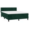 vidaXL &Kappa;&rho;&epsilon;&beta;ά&tau;&iota; Boxspring &mu;&epsilon; &Sigma;&tau;&rho;ώ&mu;&alpha; &Sigma;&kappa;&omicron;ύ&rho;&omicron; &Pi;&rho;ά&sigma;&iota;&nu;&omicron; 140x190&epsilon;&kappa;. &Beta;&epsilon;&lambda;&omicron;ύ&delta;&iota;&nu;&omicron;