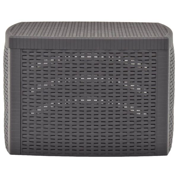 vidaXL Βοηθητικό Τραπέζι Μόκα 54 x 54 x 36,5 εκ. Πλαστικό