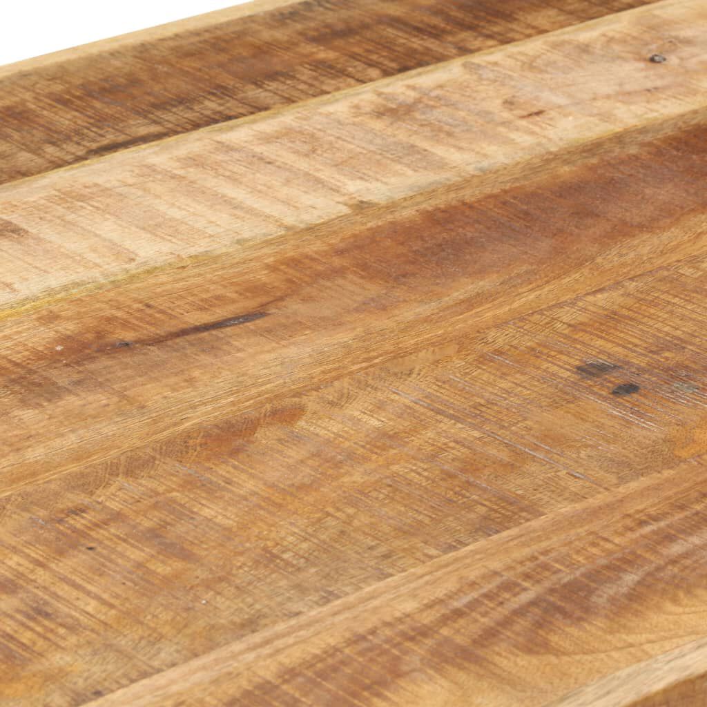 vidaXL Τραπεζαρία 180 x 90 x 75 εκ. από Μασίφ Ακατέργαστο Ξύλο Μάνγκο