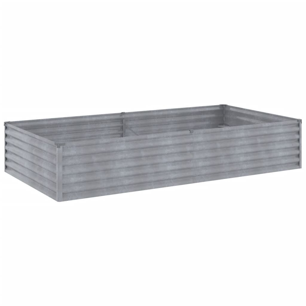 vidaXL Ζαρντινιέρα 195 x 100 x 36 εκ. από Ατσάλι Σκληρυθέν στον Αέρα
