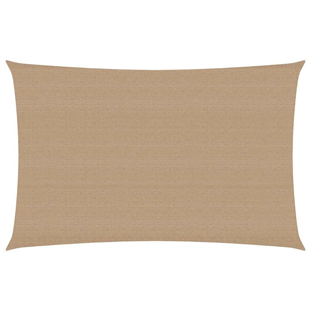 vidaXL Πανί Σκίασης Taupe 3 x 5 μ. από HDPE 160 γρ./μ²