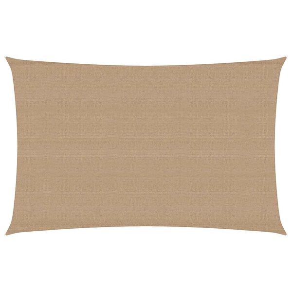 vidaXL Πανί Σκίασης Taupe 3 x 5 μ. από HDPE 160 γρ./μ²