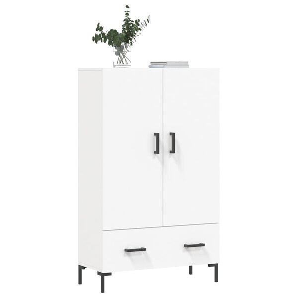 vidaXL Ντουλάπα Λευκή 69,5 x 31 x 115 εκ. από Επεξεργασμένο Ξύλο