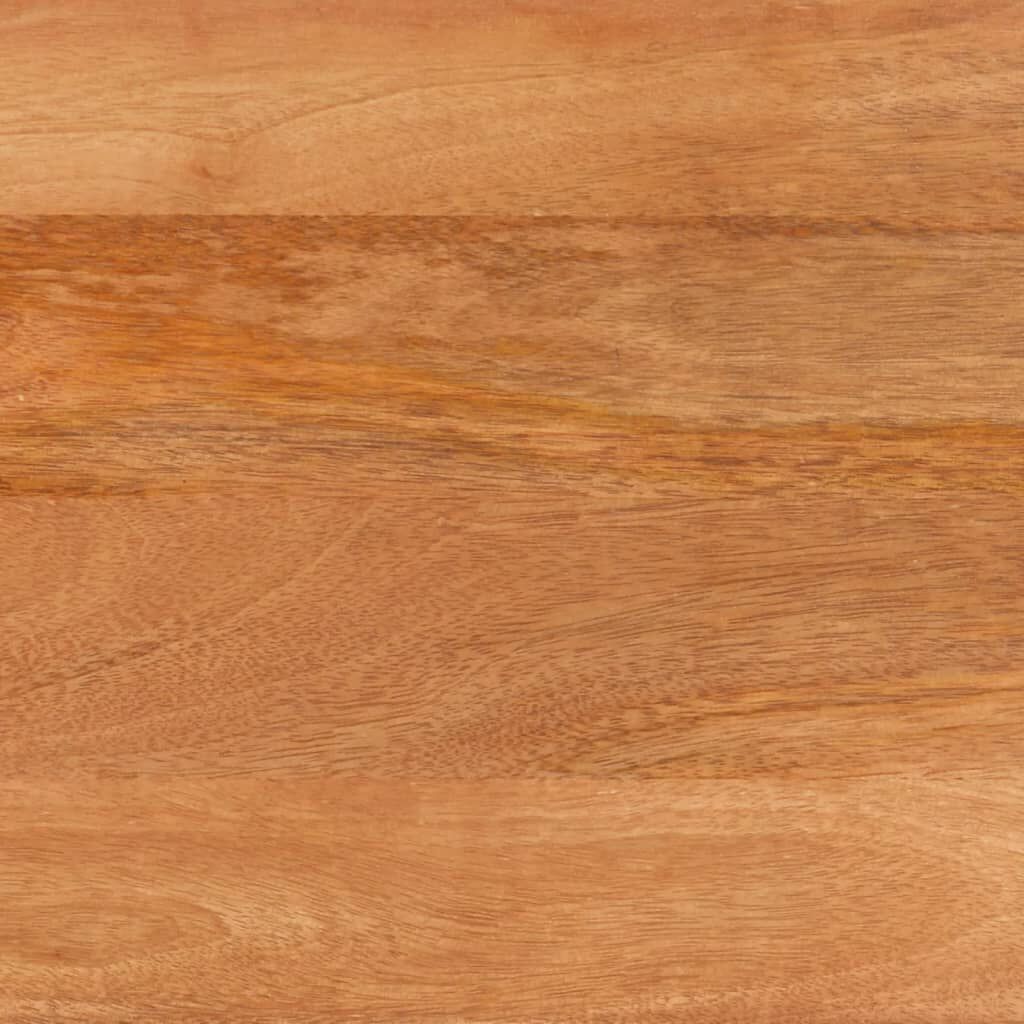 vidaXL Βοηθητικό Έπιπλο Καφέ/Μαύρο 60x33,5x75 εκ. Μασίφ Ξύλο Μάνγκο
