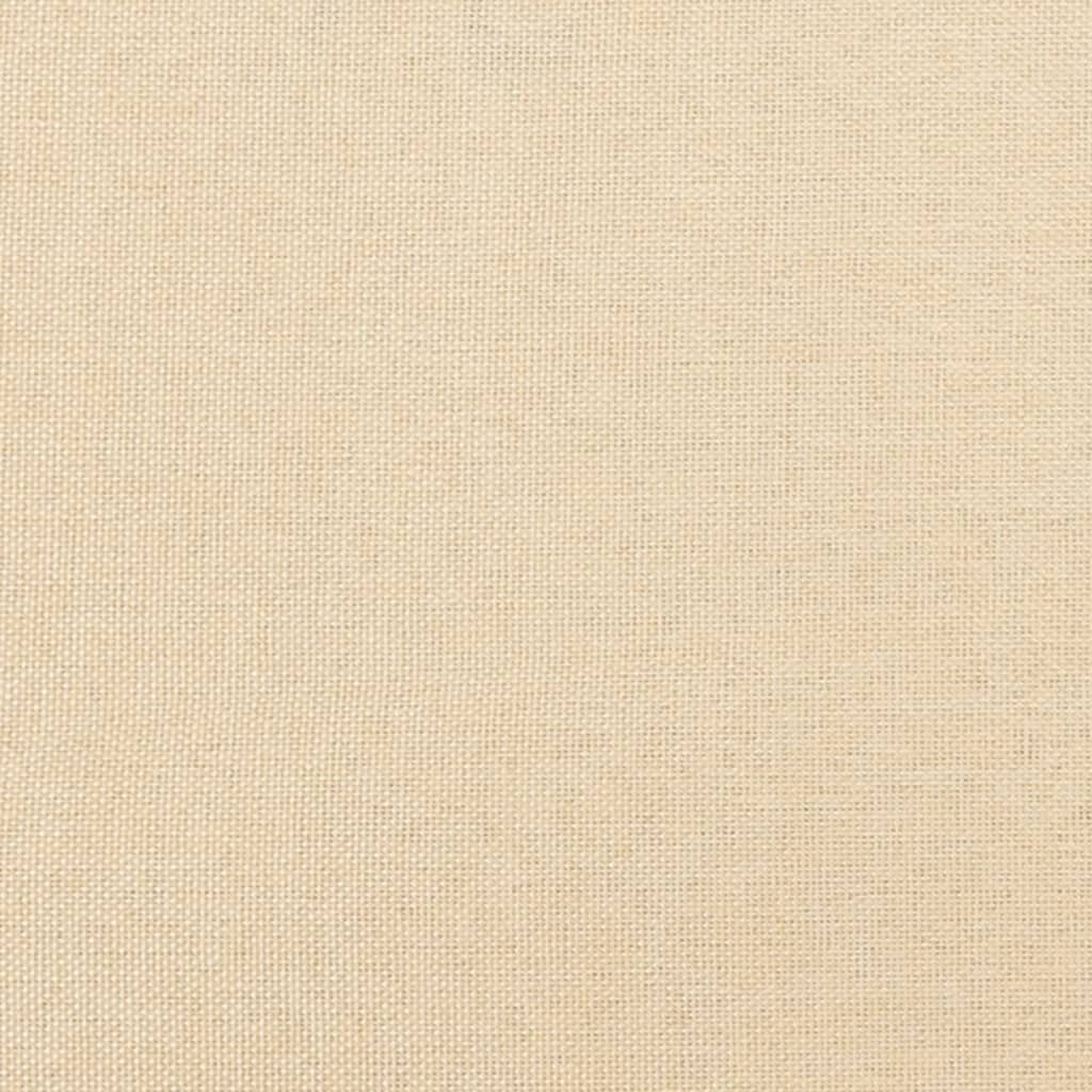 vidaXL Πάνελ Τοίχου 12 τεμ. Κρεμ 90 x 15 εκ. 1,62 μ Υφασμα