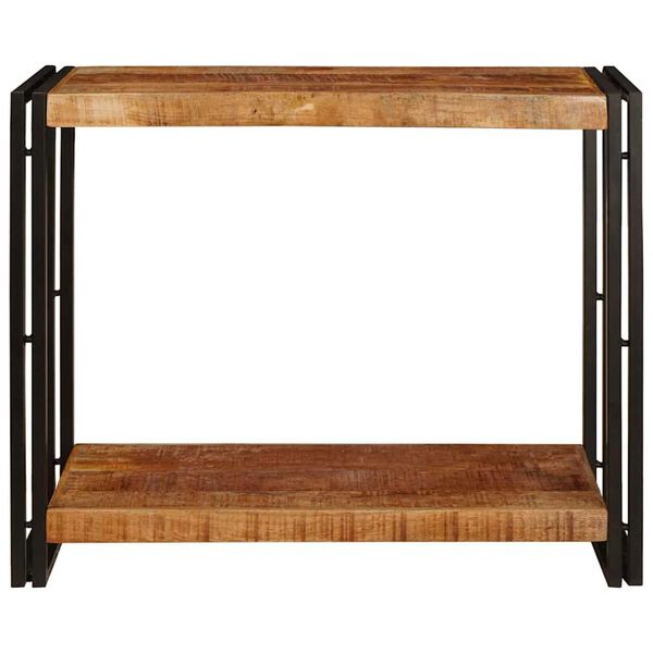 vidaXL Τραπέζι κονσόλας 90 x 33 x 75 εκ Μασίφ ακατέργαστο ξύλο μάνγκο