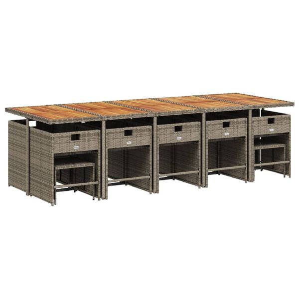 vidaXL &Sigma;&epsilon;&tau; &Tau;&rho;&alpha;&pi;&epsilon;&zeta;&alpha;&rho;ί&alpha;&sigmaf; &Kappa;ή&pi;&omicron;&upsilon; 15 &tau;&epsilon;&mu;. &Gamma;&kappa;&rho;&iota; &Sigma;&upsilon;&nu;&theta;&epsilon;&tau;&iota;&kappa;ό &Rho;&alpha;&tau;ά&nu; &mu;&epsilon; &Mu;&alpha;&xi;&iota;&lambda;ά&rho;&iota;&alpha;