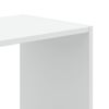 vidaXL Βιβλιοθήκη Λευκή 68,5x32x68,5 εκ. από Επεξεργασμένο Ξύλο