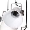 vidaXL Φωτιστικό Κρεμαστό 25 W Λευκό 30x30x100 εκ. Ε27