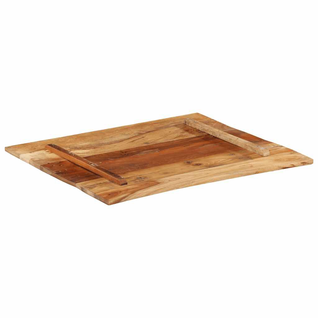 vidaXL Επιφάνεια Τραπεζιού Ορθ. 70x80 εκ 15-16 χιλ Μασίφ Ανακ. Ξύλο