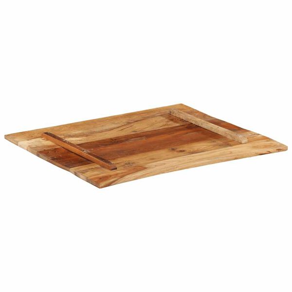 vidaXL Επιφάνεια Τραπεζιού Ορθ. 70x80 εκ 15-16 χιλ Μασίφ Ανακ. Ξύλο