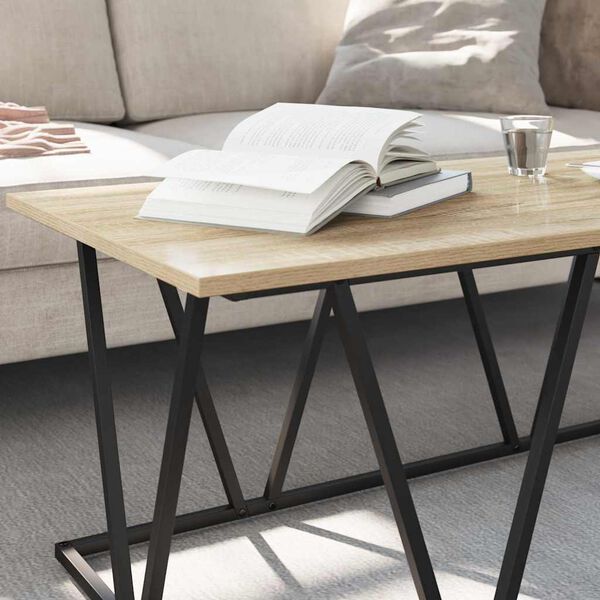 vidaXL Τραπεζάκι σαλονιού Sonoma Δρυς 100 x 50 x 40 cm