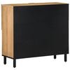 vidaXL Sideboard καφέ 80x33x75 cm μασίφ ξύλο Mango
