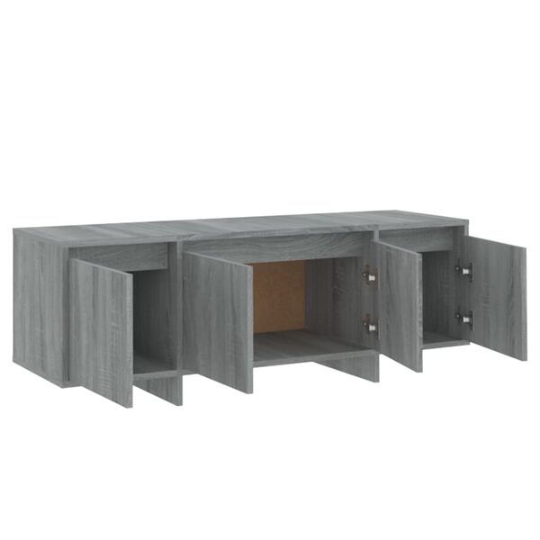 vidaXL Έπιπλο Τηλεόρασης Γκρι Sonoma 120x30x40,5 εκ. από Μοριοσανίδα