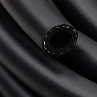 vidaXL Εύκαμπτος Σωλήνας Αέρα Υβριδικός Μαύρος 10μ./0,6" Καουτσούκ/PVC