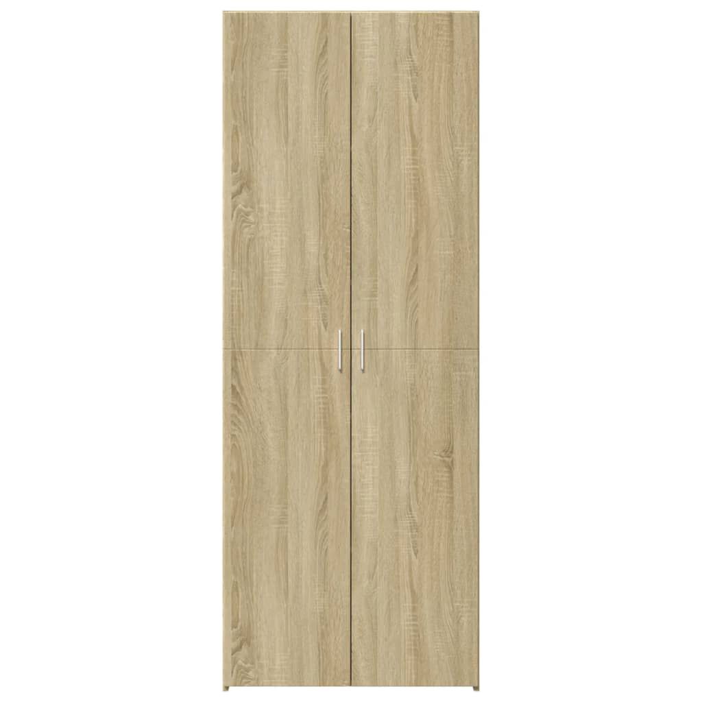 vidaXL Ντουλάπι Sonoma Δρυς 80x42,5x185 εκ. από Επεξεργασμένο Ξύλο