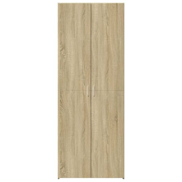 vidaXL Ντουλάπι Sonoma Δρυς 80x42,5x185 εκ. από Επεξεργασμένο Ξύλο