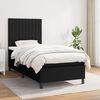 vidaXL &Kappa;&rho;&epsilon;&beta;ά&tau;&iota; Boxspring &mu;&epsilon; &Sigma;&tau;&rho;ώ&mu;&alpha; &Mu;&alpha;ύ&rho;&omicron; 100 x 200 &epsilon;&kappa;. &Upsilon;&phi;&alpha;&sigma;&mu;ά&tau;&iota;&nu;&omicron;