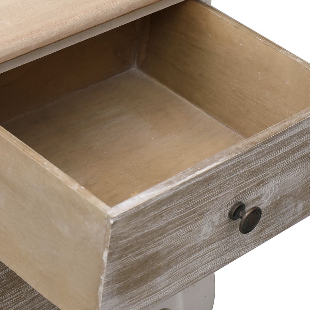 vidaXL Κομοδίνα 2 τεμ. 35 x 30 x 50 εκ. από Ξύλο Παυλώνιας
