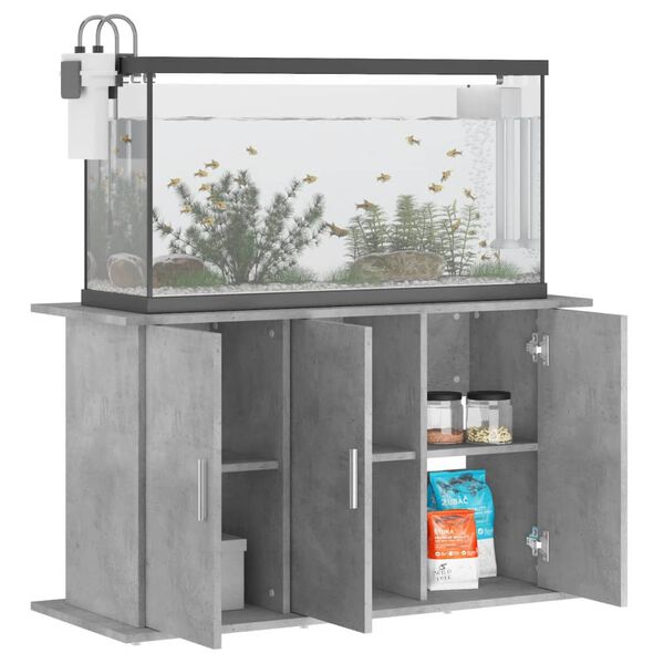 vidaXL Βάση Ενυδρείου Γκρι από Σκυρόδεμα 101 x 41 x 58 εκ. από Τεχνητό Ξύλο