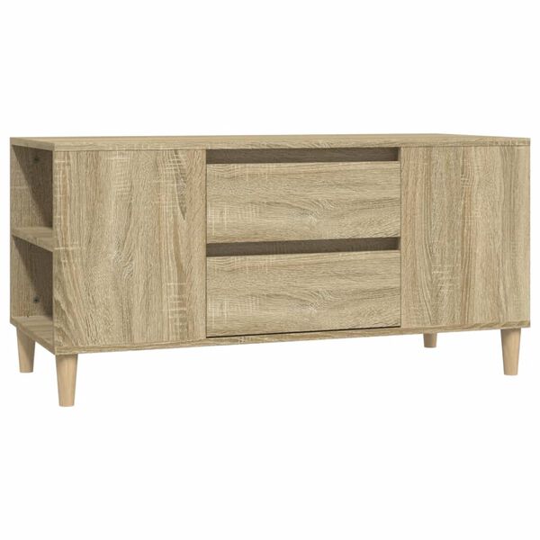vidaXL Έπιπλο Τηλεόρασης Sonoma Δρυς 102x44,5x50 εκ. Επεξ. Ξύλο