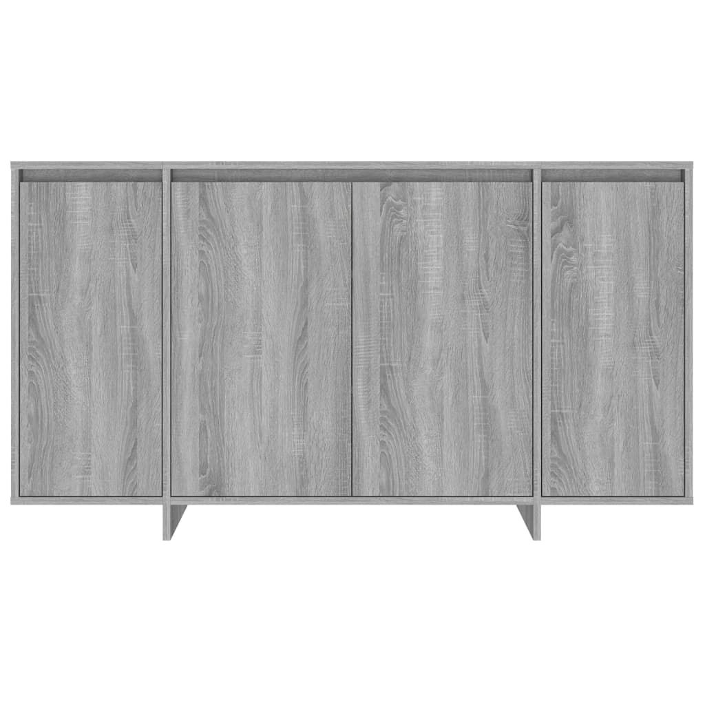 vidaXL Ντουλάπι Γκρι Sonoma 135x41x75 εκ. από Επεξεργασμένο Ξύλο