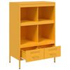 vidaXL Ντουλάπι Μουσταρδί 68x39x101,5 εκ. από Ατσάλι