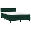 vidaXL &Kappa;&rho;&epsilon;&beta;ά&tau;&iota; Boxspring &mu;&epsilon; &Sigma;&tau;&rho;ώ&mu;&alpha; & LED &sigma;&kappa;&omicron;ύ&rho;&omicron; &pi;&rho;ά&sigma;&iota;&nu;&omicron; 160x220cm &Beta;&epsilon;&lambda;&omicron;ύ&delta;&iota;&nu;&omicron;
