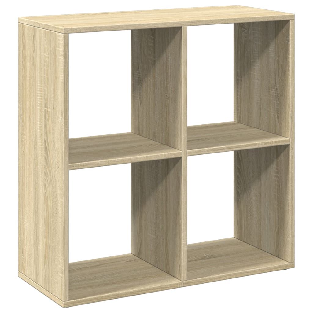 vidaXL Βιβλιοθήκη/Διαχωριστικό Χώρου Δρυς 69,5x29x69,5 εκ. Επεξ. Ξύλο