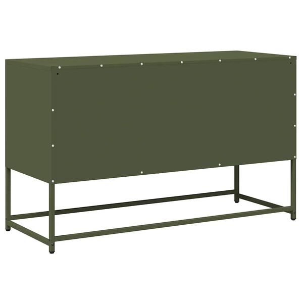 ντουλάπι τηλεόρασης vidaXL Ελαιοπράσινο 100,5x39x60,5 cm