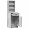 vidaXL Highboard Γκρι sonoma 40 x 40.5 x 135 εκ. Επεξεργασμένο ξύλο