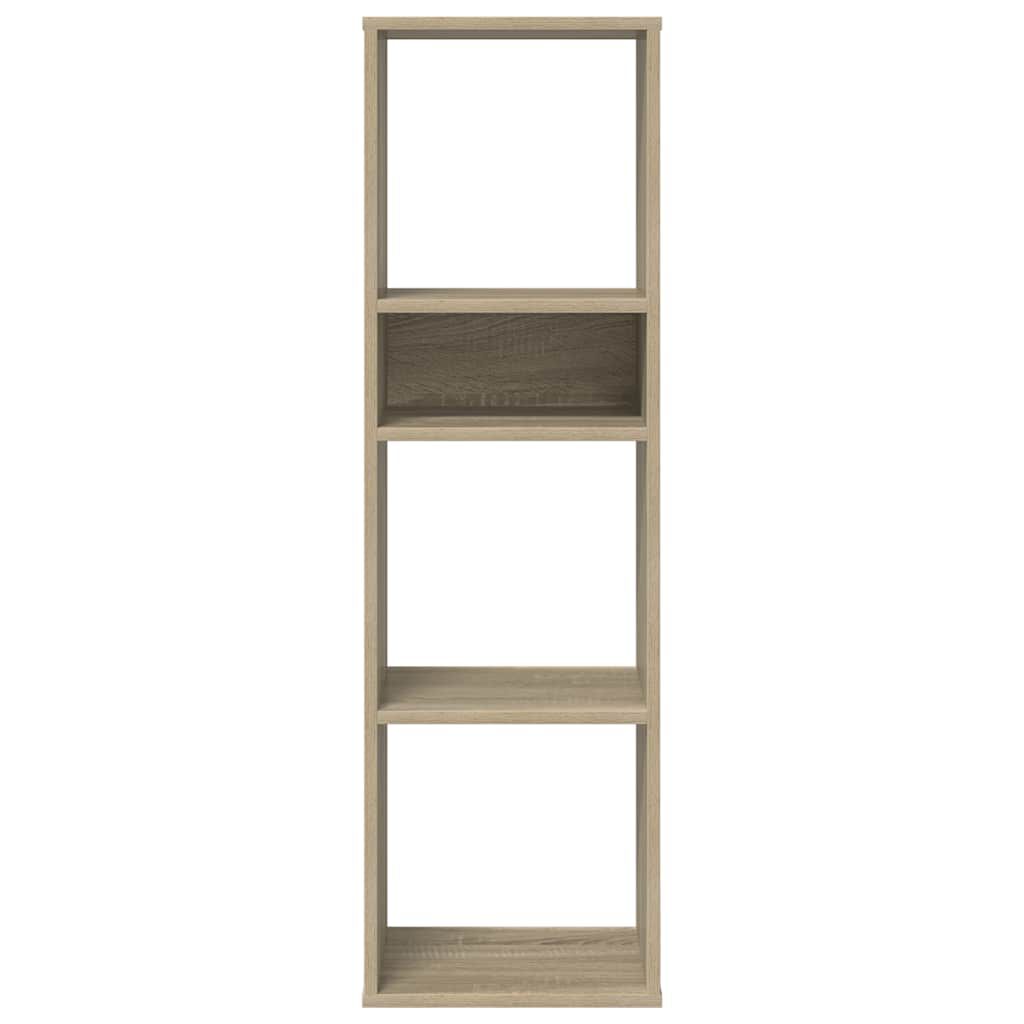 vidaXL Βιβλιοθήκη Χρώμα Sonoma Δρυς 34x31x112 εκ. Επεξεργασμένο Ξύλο