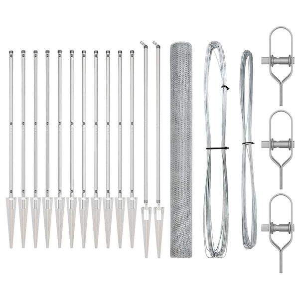 vidaXL &Sigma;&tau;ύ&lambda;&omicron;&sigmaf; &Pi;&epsilon;&rho;&iota;&phi;&rho;ά&xi;&epsilon;&omega;&nu; &Alpha;&sigma;&eta;&mu;ί 25 x 1,5 &mu; (25 &chi;&iota;&lambda;. &pi;&lambda;έ&gamma;&mu;&alpha;) &Alpha;&tau;&sigma;ά&lambda;&iota;