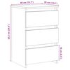 vidaXL Κομοδίνο Αρτισιανή Δρυς 40x35x62,5 εκ. από Επεξεργασμένο Ξύλο
