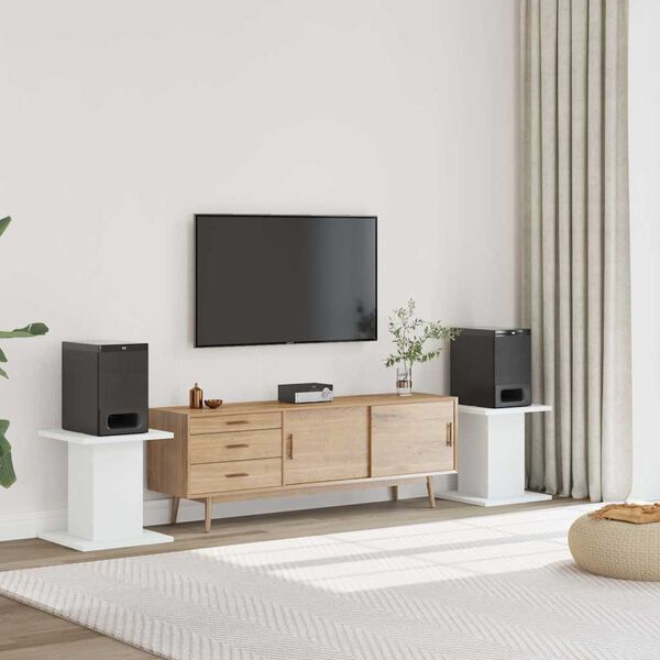 vidaXL &Beta;ά&sigma;&epsilon;&iota;&sigmaf; &Eta;&chi;&epsilon;ί&omega;&nu; 2 &Tau;&epsilon;&mu;. &Lambda;&epsilon;&upsilon;&kappa;ή 30x30x40 &epsilon;&kappa;. &Epsilon;&pi;&epsilon;&xi;. &Xi;ύ&lambda;&omicron;