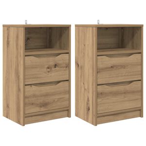 vidaXL &Kappa;&omicron;&mu;&omicron;&delta;ί&nu;&alpha; 2 &tau;&mu;&chi;. Artisan Oak 40 x 30 x 467 &epsilon;&kappa; &Epsilon;&pi;&epsilon;&xi;&epsilon;&rho;&gamma;&alpha;&sigma;&mu;έ&nu;&omicron; &xi;ύ&lambda;&omicron;