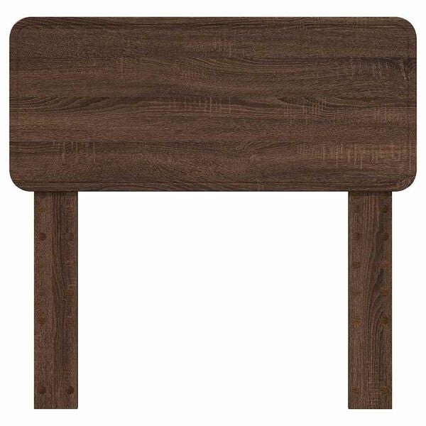 vidaXL Κεφαλάρι με κεφαλάρι Καφέ δρυς 75 cm Επεξεργασμένο ξύλο