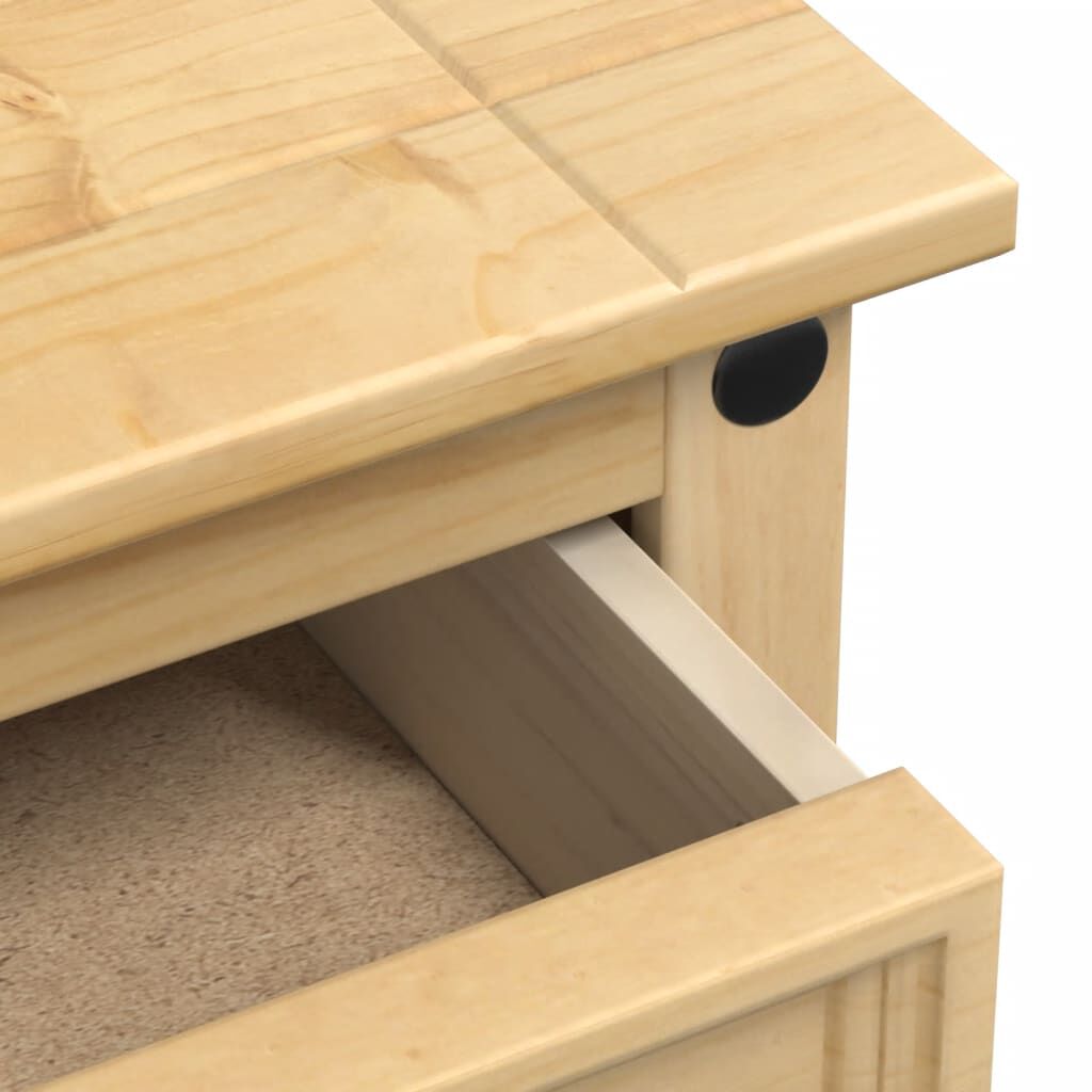 vidaXL Κομοδίνο Corona 35x32,5x58 εκ. από Μασίφ Ξύλο Πεύκου