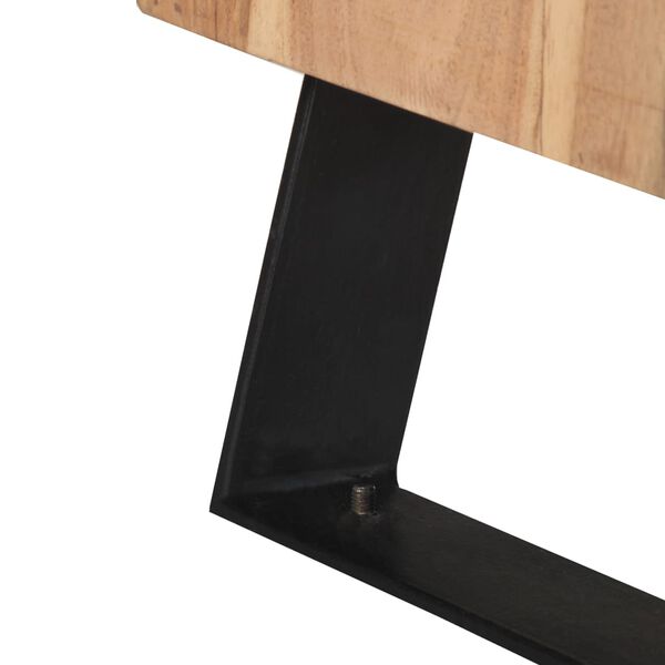 vidaXL Έπιπλο Τηλεόρασης Live Edge 120x30x42 εκ. Μασίφ Ξύλο Ακακίας
