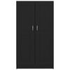 vidaXL Βιβλιοθήκη Μαύρη 82,5 x 30,5 x 150 εκ. Επεξ. Ξύλο