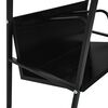 vidaXL Βιβλιοθήκη 2 Επιπέδων Μαύρη 52x28x59 εκ. Επεξεργασμένο Ξύλο