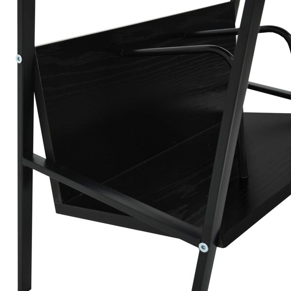 vidaXL Βιβλιοθήκη 2 Επιπέδων Μαύρη 52x28x59 εκ. Επεξεργασμένο Ξύλο