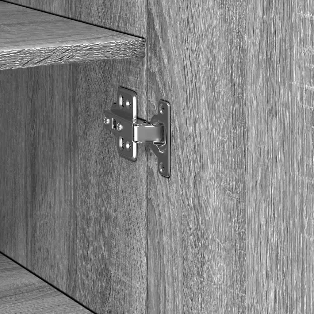 vidaXL Ντουλάπι Αποθήκευσης Στενό Δρυς 50x42,5x225 εκ. Επεξεργ. Ξύλο
